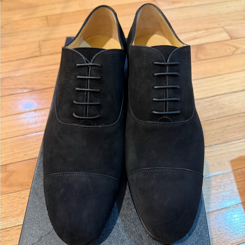 CHANEL Black Men's Oxfords
